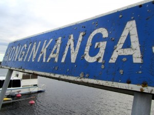 Kuvaako sataman Konginkangas-kyltti koko satamaa?