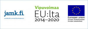 Logot Jamk, Vipuvoimaa EU:lta 2+14-2020, Euroopan unioni aluekehitysrahasto ja sosiaalirahasto.